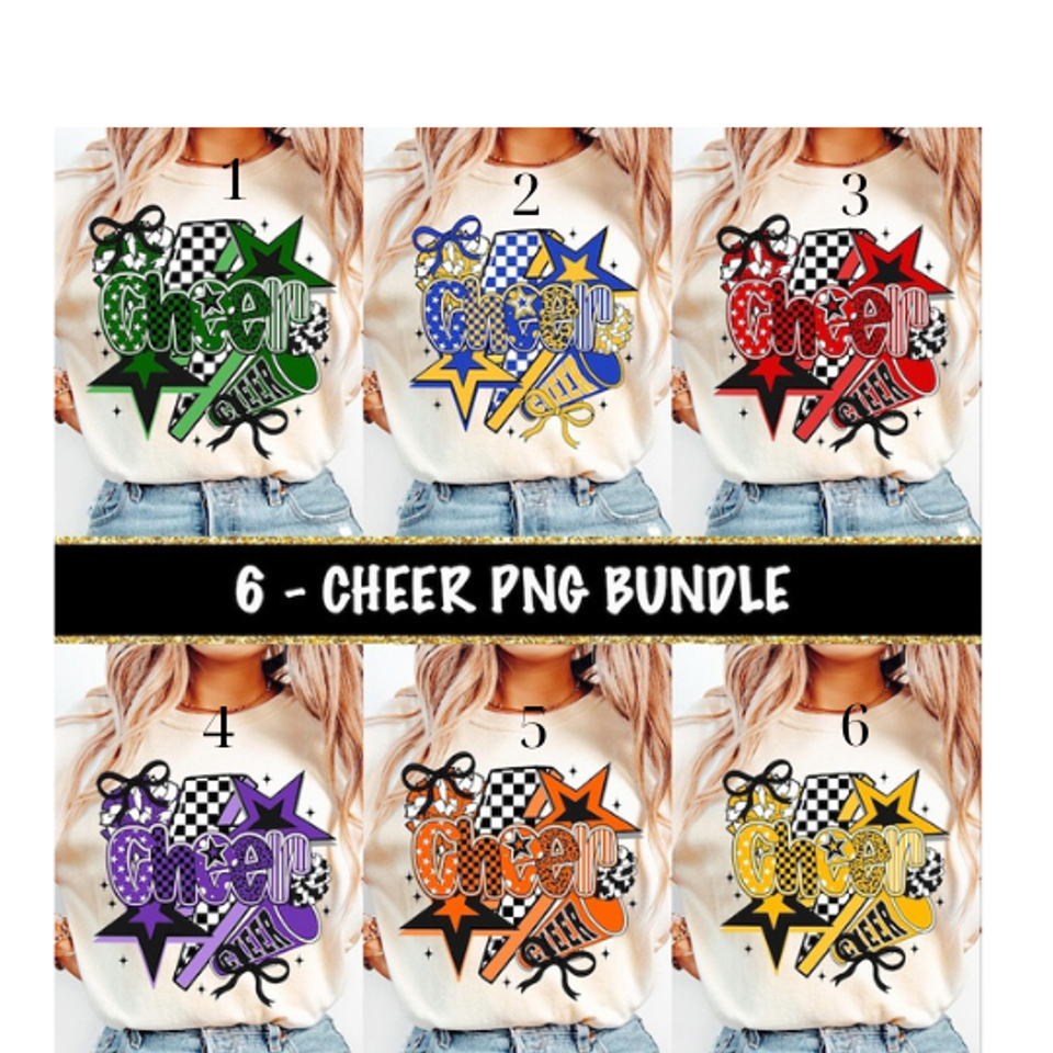 Cheer Bundle T-shirt, Preppy Cheer Mom Shirt, Leopard & Checkered Cheerleader
