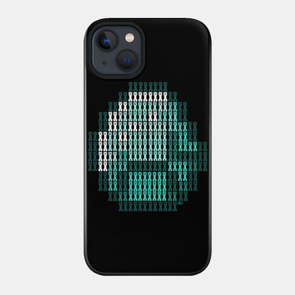 Creeper Diamond - Minecraft - Phone Case