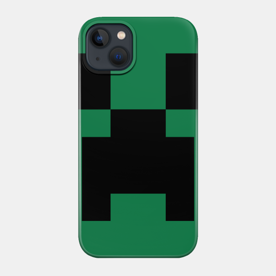 Creeper Face - Minecraft Creeper Face - Phone Case