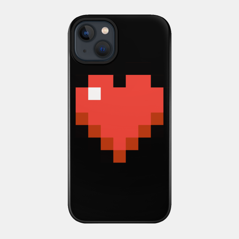 Minecraft Heart - Minecraft - Phone Case