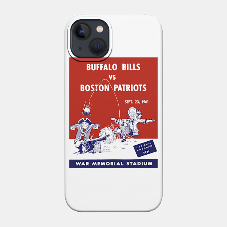 Vintage Buffalo Bills Program - Buffalo Bills - Phone Case