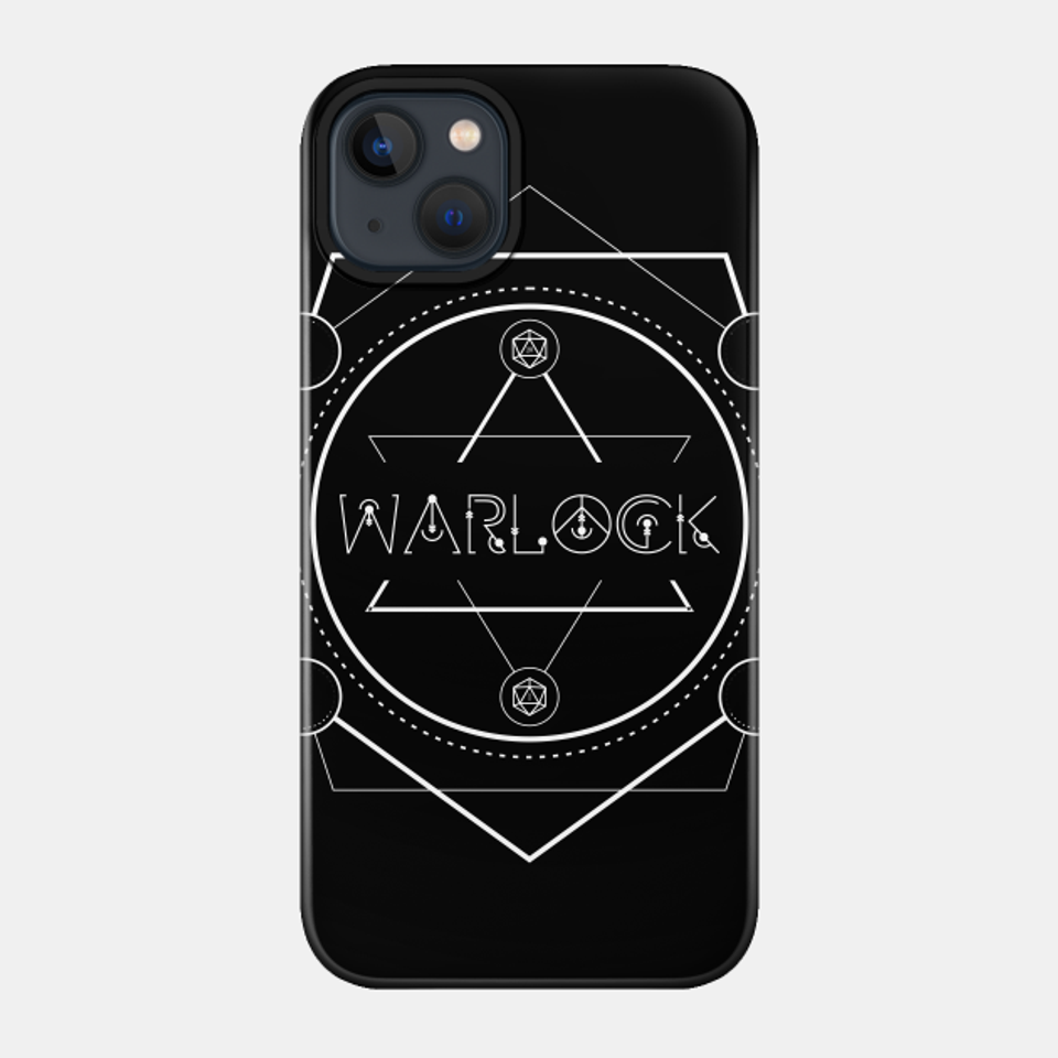 Warlock Character Class TRPG Tabletop RPG Gaming Addict - Warlock - Phone Case