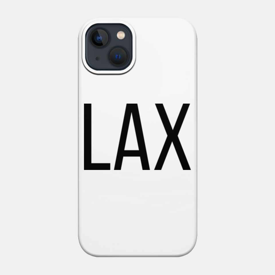 LAX Los Angeles California Airport Code Lists LAX - Lax - Phone Case