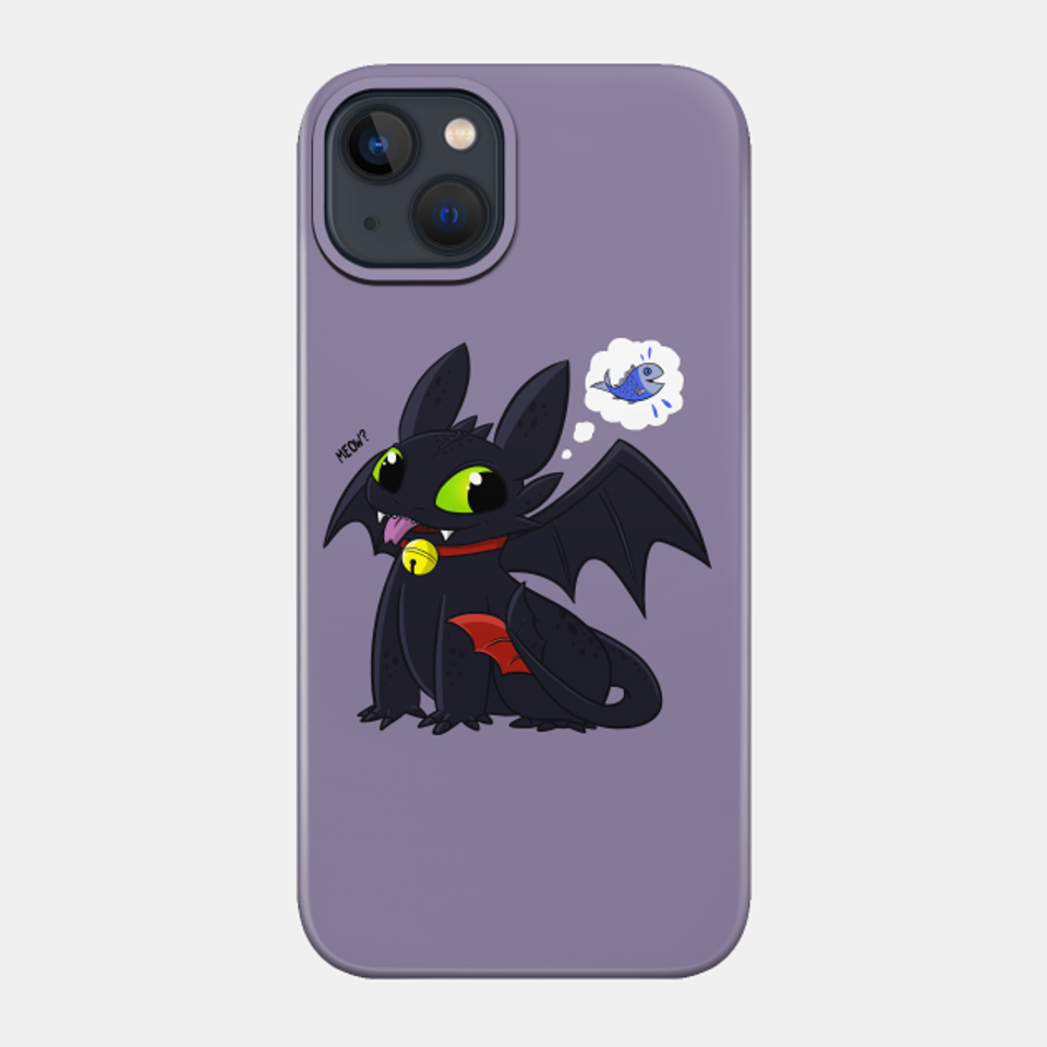Kitty Dragon - Toothless - Phone Case