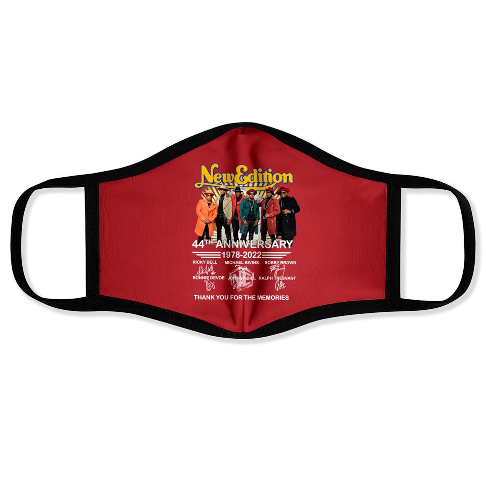 New Edition 44th Anniversary Face Masks