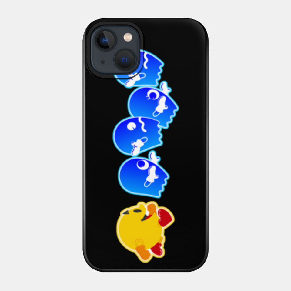 Pac-Man on Pursuit - Pacman - Phone Case