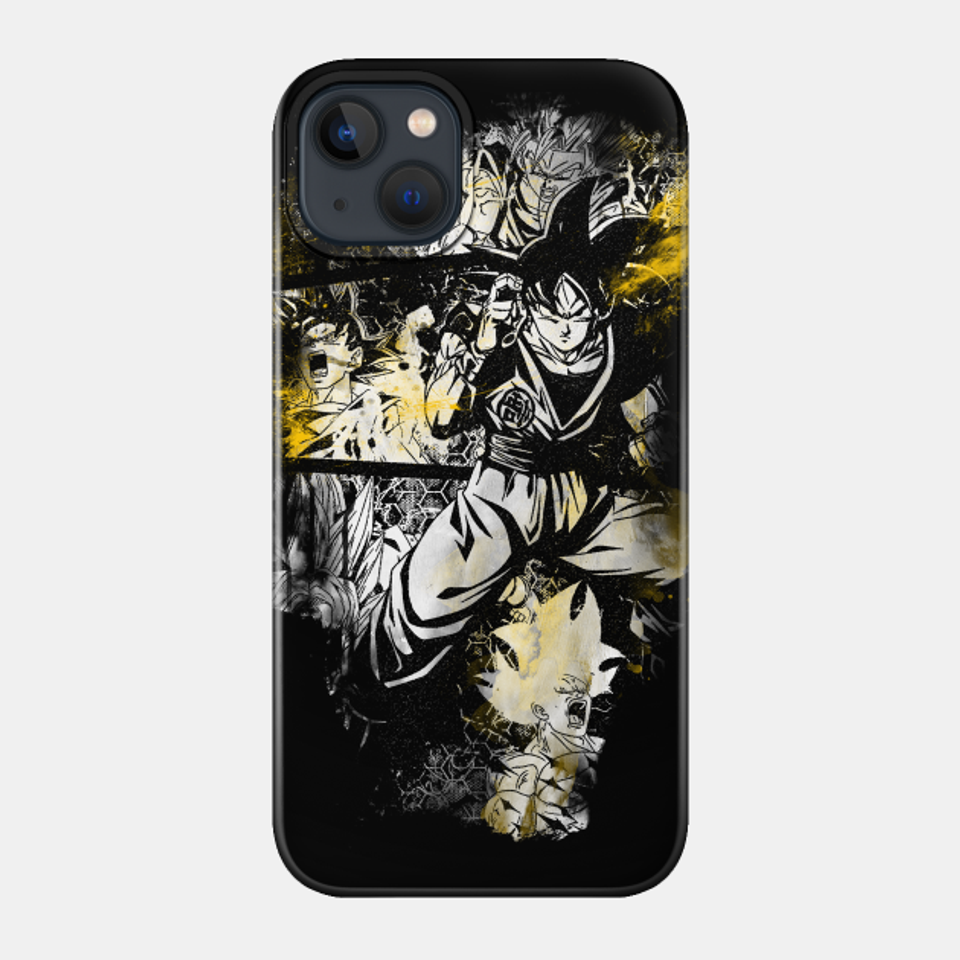 Grunge instinct - Dragon Ball - Phone Case