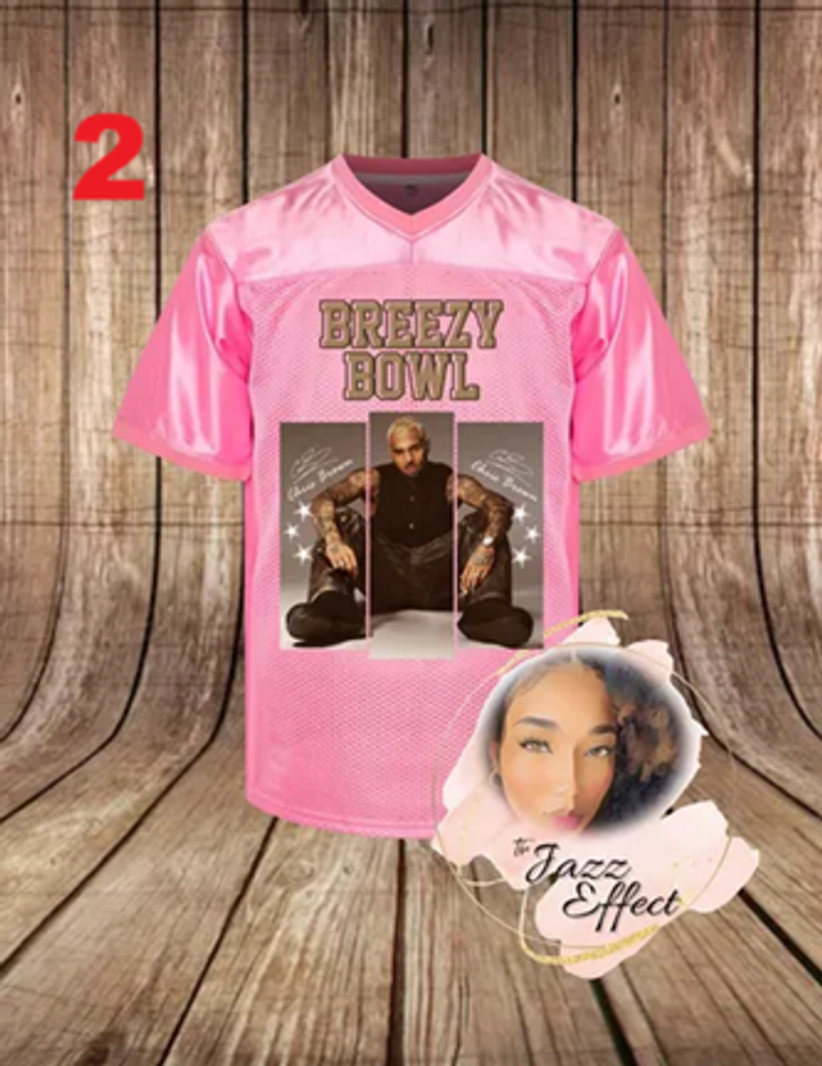 Breezy Bowl Custom Mesh Football Jersey
