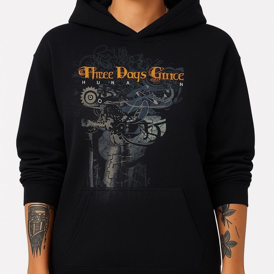 Three Days Grace Band Hoodie – Stylish Alternative Rock Merch for Men and Women