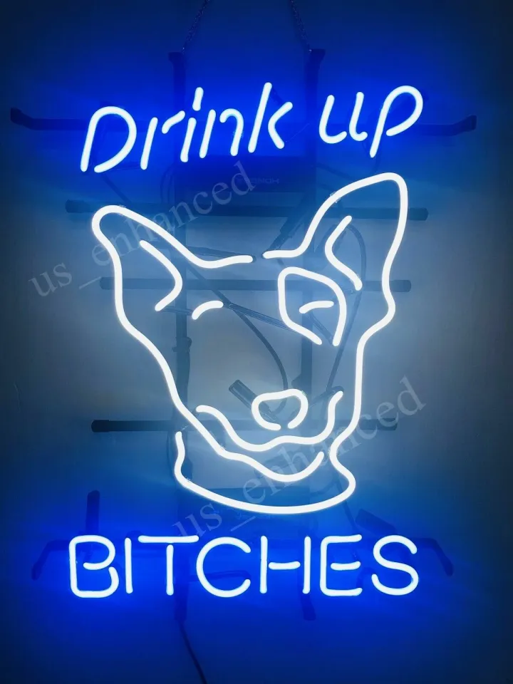 Spuds Mackenzie Neon Light Sign Beer Bar Decor