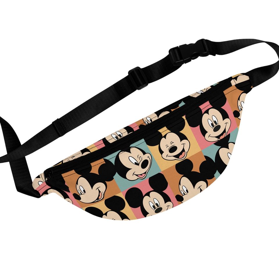 Retro Mickey Mouse Fanny Pack, Disney Fanny Pack