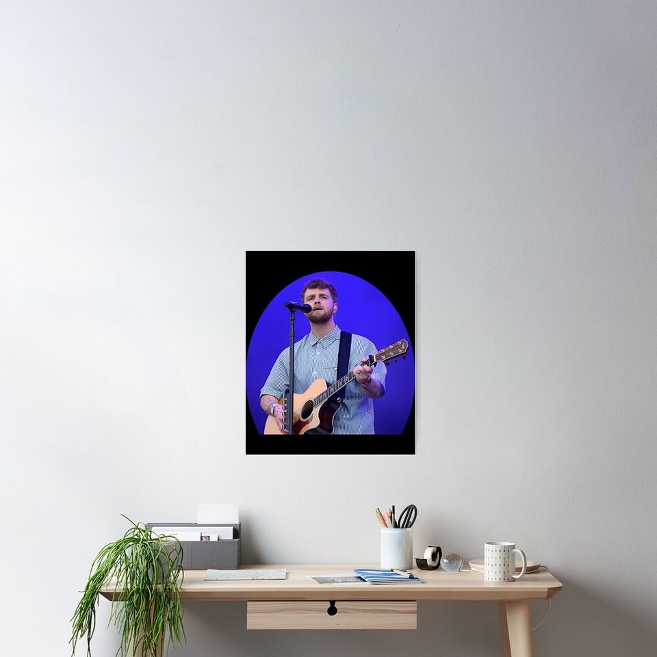 Alex Warren Live Performance Guitar Graphic Poster