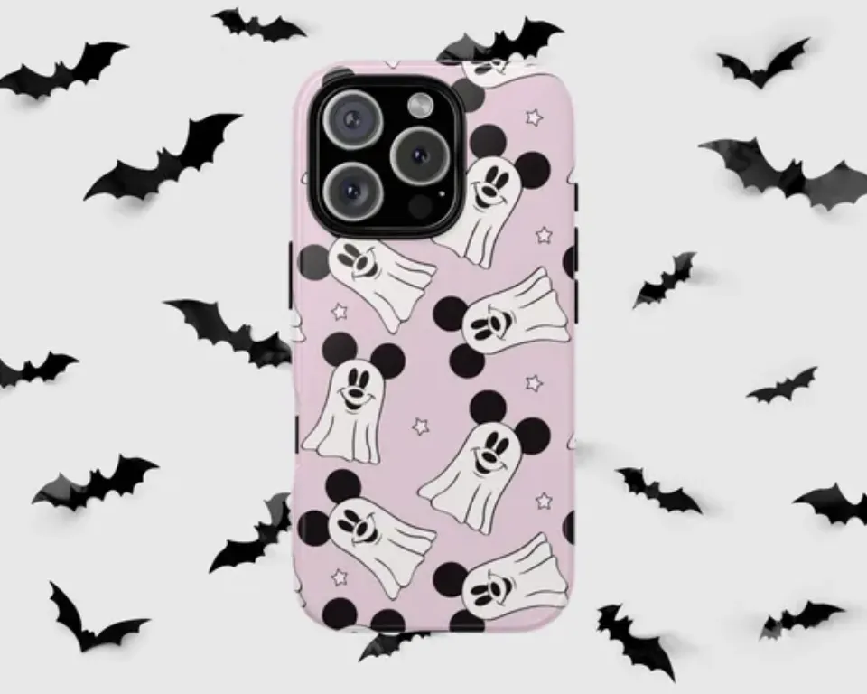 Halloween Ghost Mouse Phone Case, Disney Iphone Case