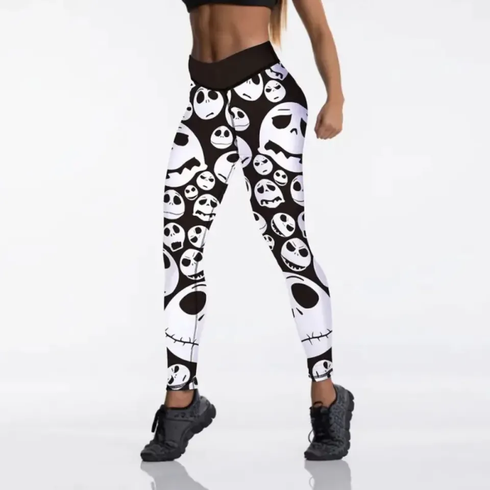 Nightmare Before Christmas Leggings, Gift For Women