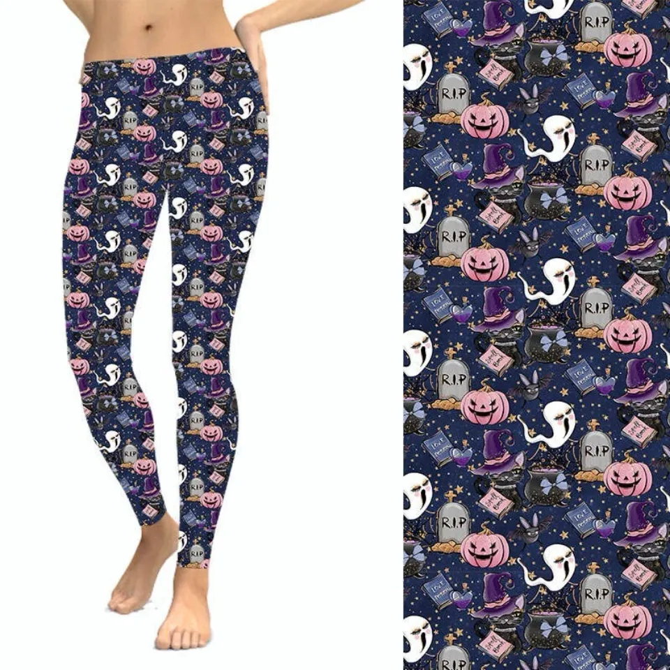 Halloween Pumpkin Ghost Witch Women's Leggings