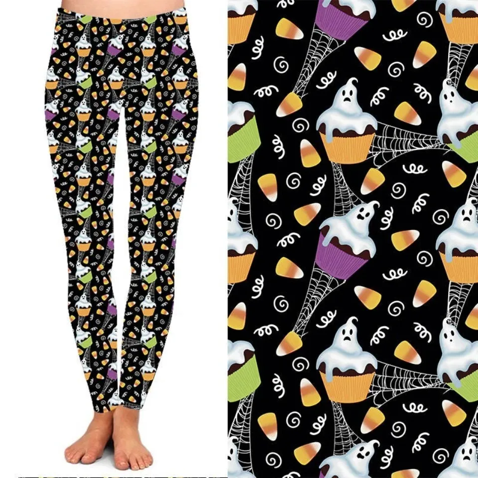 Halloween Ghost Cupcake Candy Corn Women's