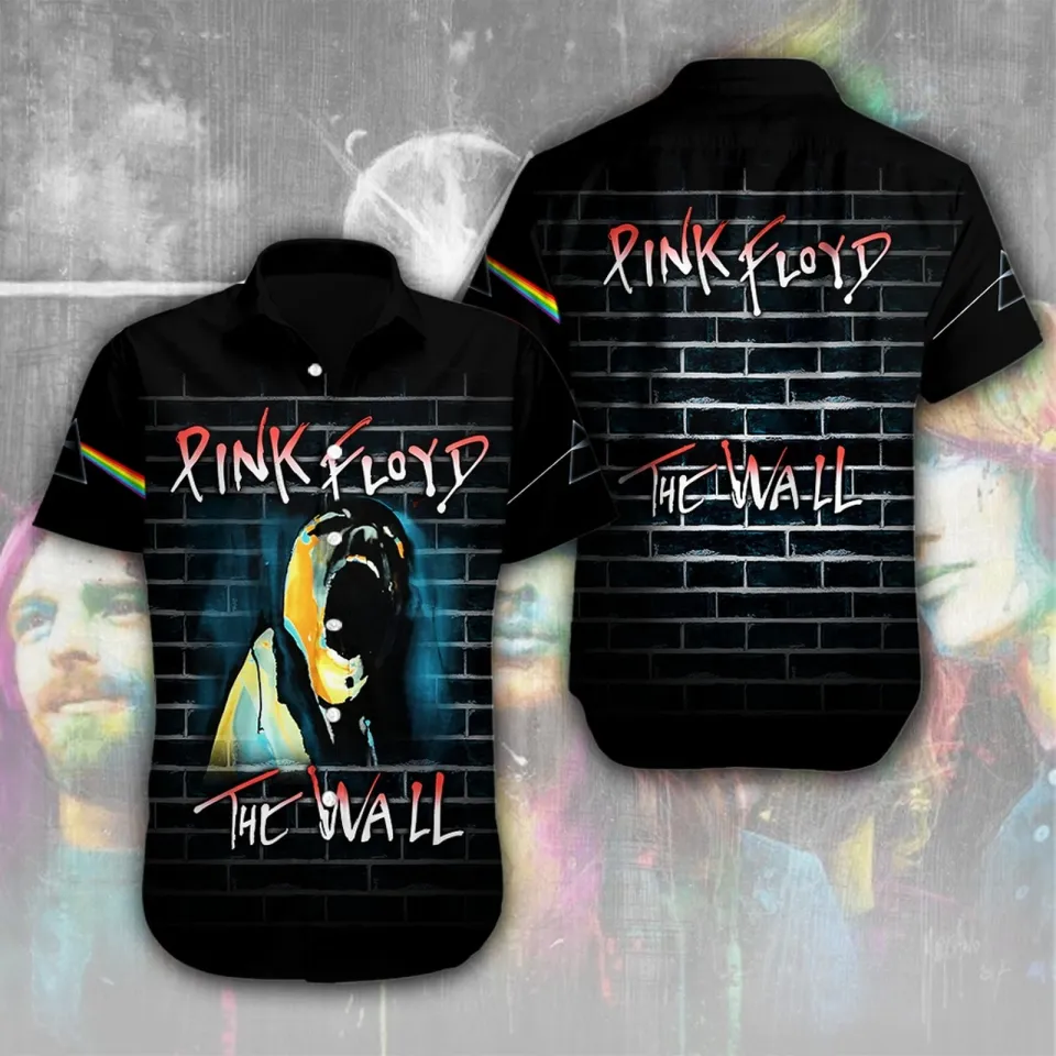 Pink Floyd Short Sleeve Dress Hawaiian Shirt