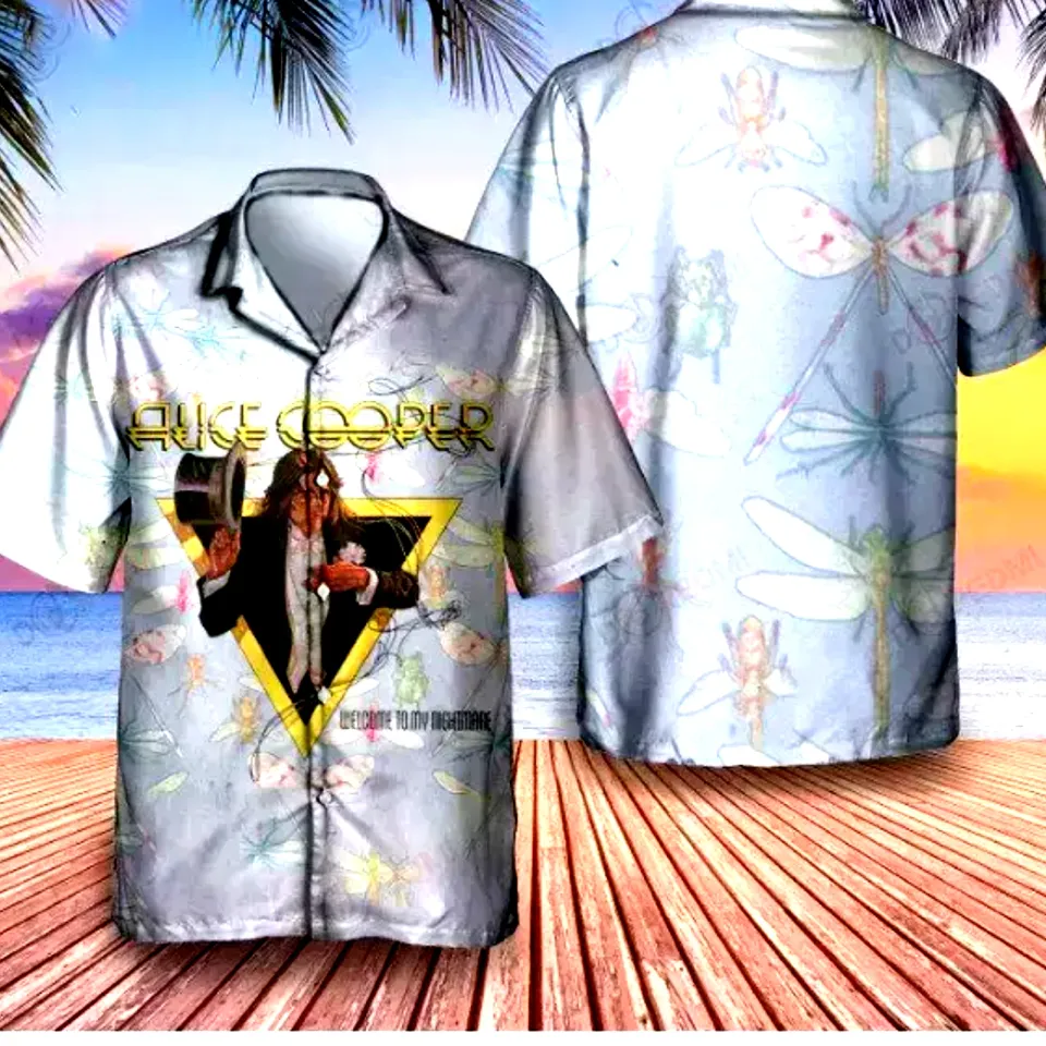 Alice Cooper Hawaiian Shirt for Mom, Dad, Halloween Gift