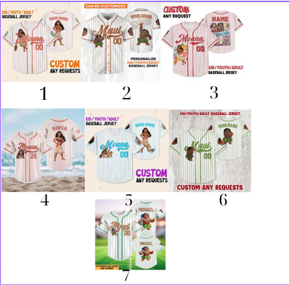 Disney Princess Moana Maui Simple Stripe Button Shirt