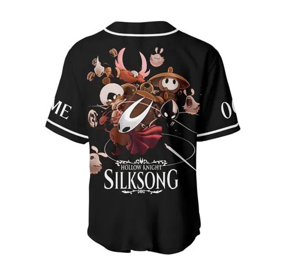Hollow Knight Silksong Personalized Baseball Jersey, Hollow Knight Jersey