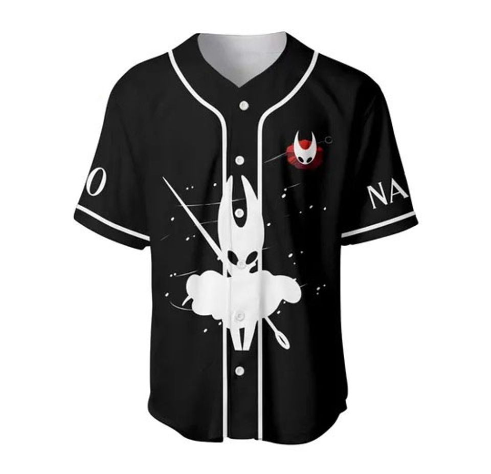Silksong Personalized Baseball Jersey, Hollow Knight Jersey