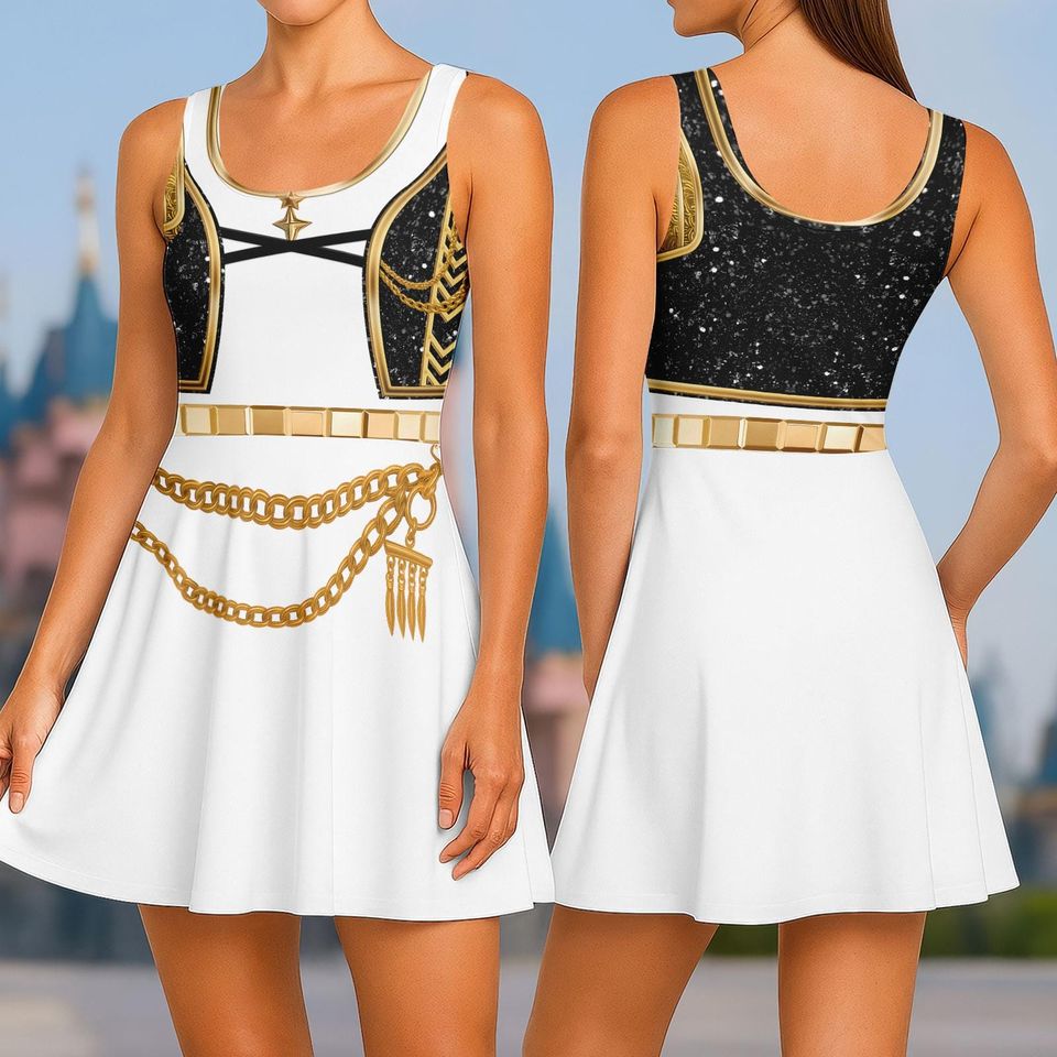 slim fit dress slacks Rumi Cosplay Costume GOLDEN from Demon Hunters | COSFUN main image 0