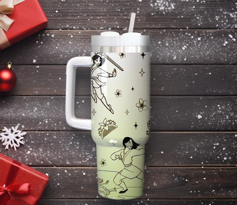 Mulan Inspired 40oz Tumbler Cup