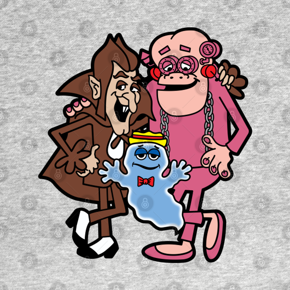 Cereal Monsters - Cereal Box - T-Shirt