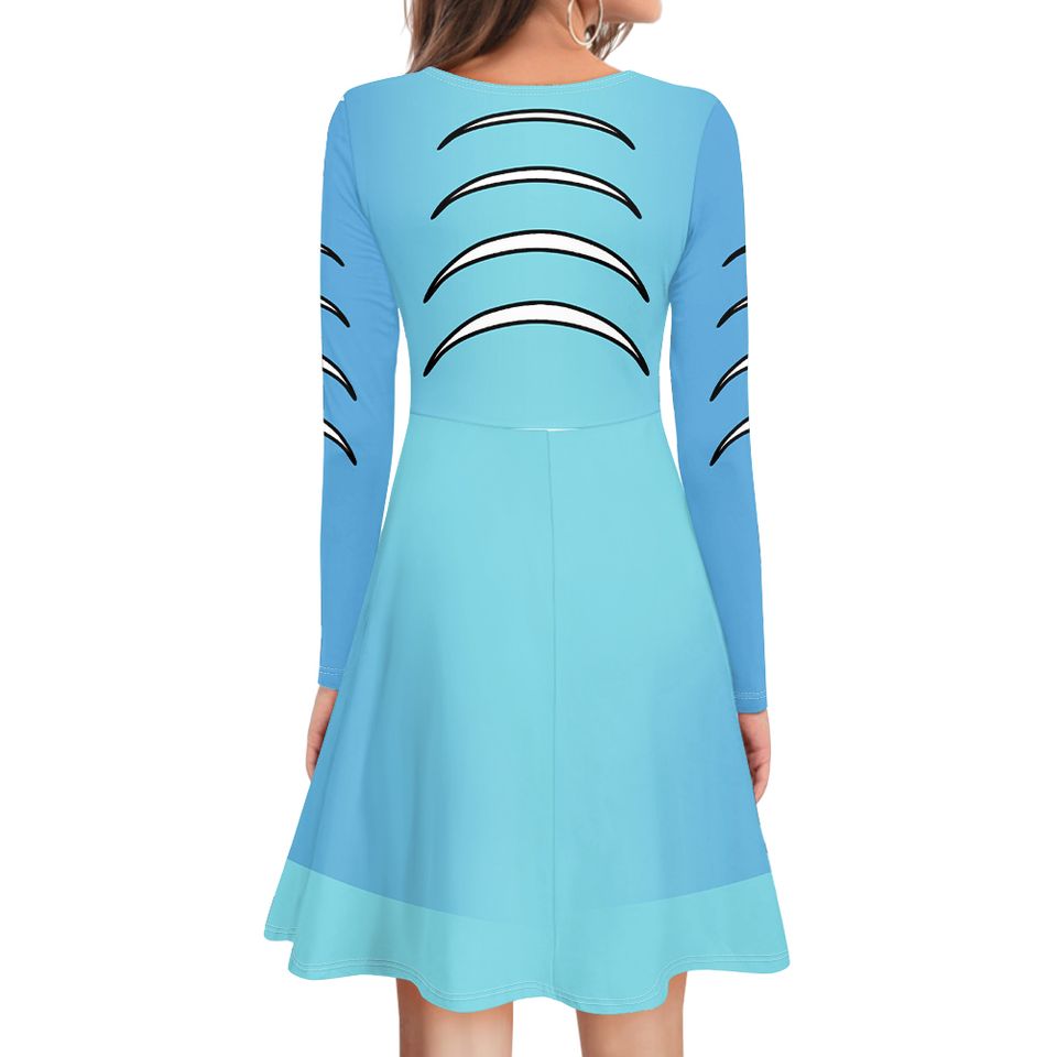 Derpy Tiger - Demon Hunter - KPop - Costume -  Long Sleeve  Dress