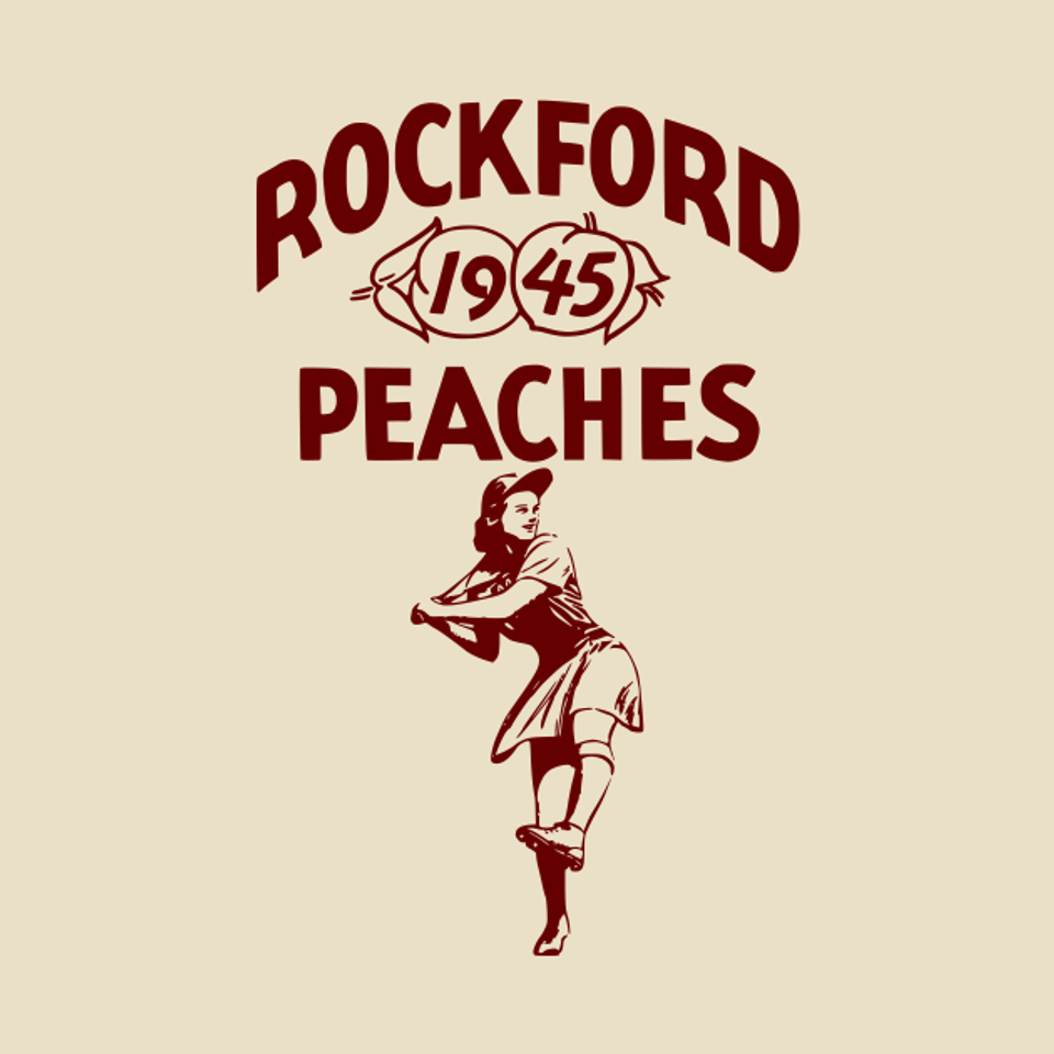 Rockford Peaches - Baseball - T-Shirt