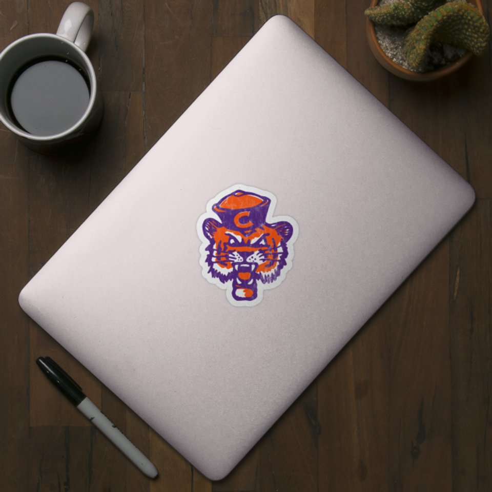 Tiger Head - Clemson - Tiger - Sticker