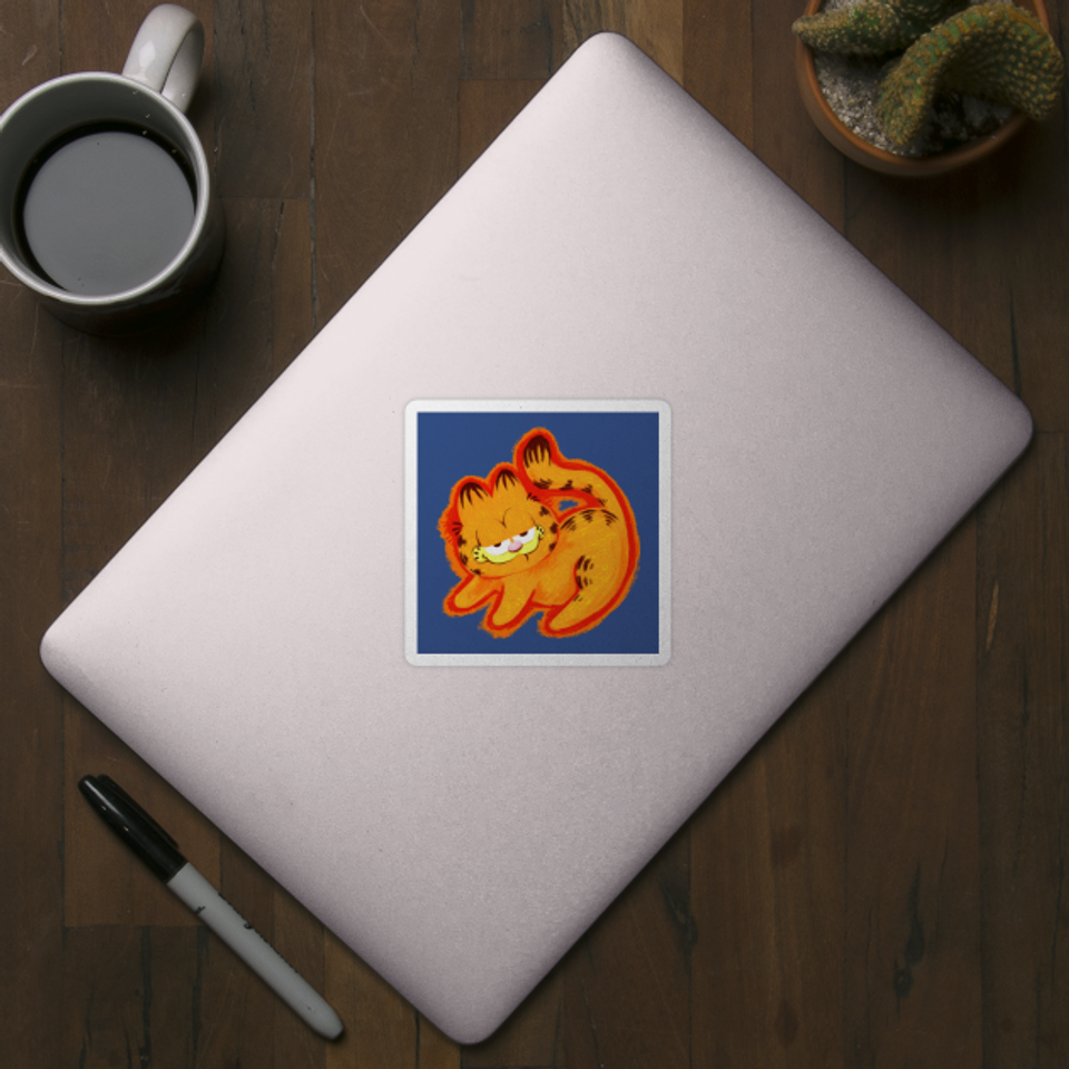 The Lasagna King - Garfield - Sticker