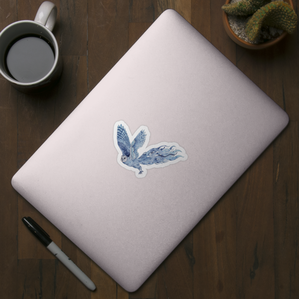 Celestial Owl - Owl - Sticker