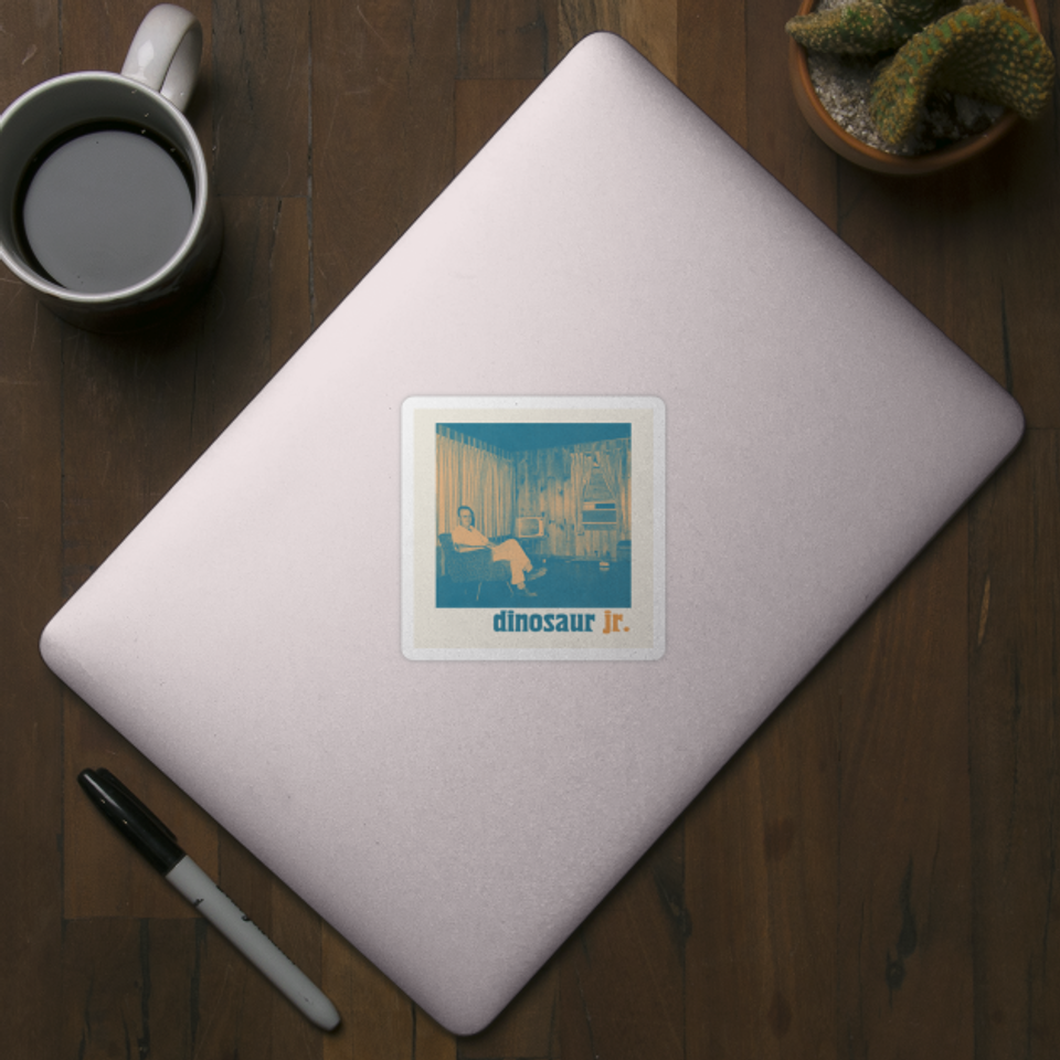 Retro Style 90s Dinosaur Jr Fan Design - Dinosaur Jr - Sticker