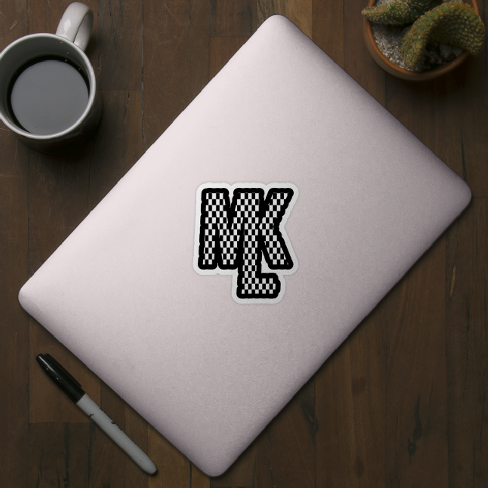 chess board mlk - Mlk - Sticker