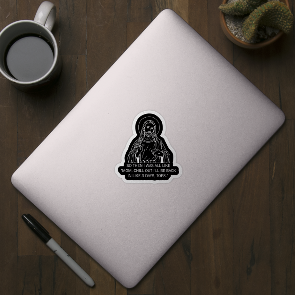 Jesus - Funny Easter - Jesus - Sticker