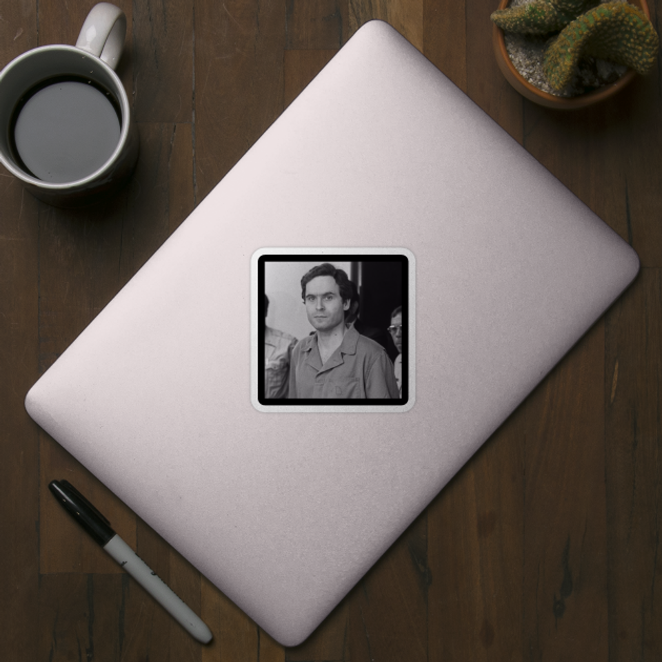 Ted Bundy - Ted Bundy Serial Killer - Sticker