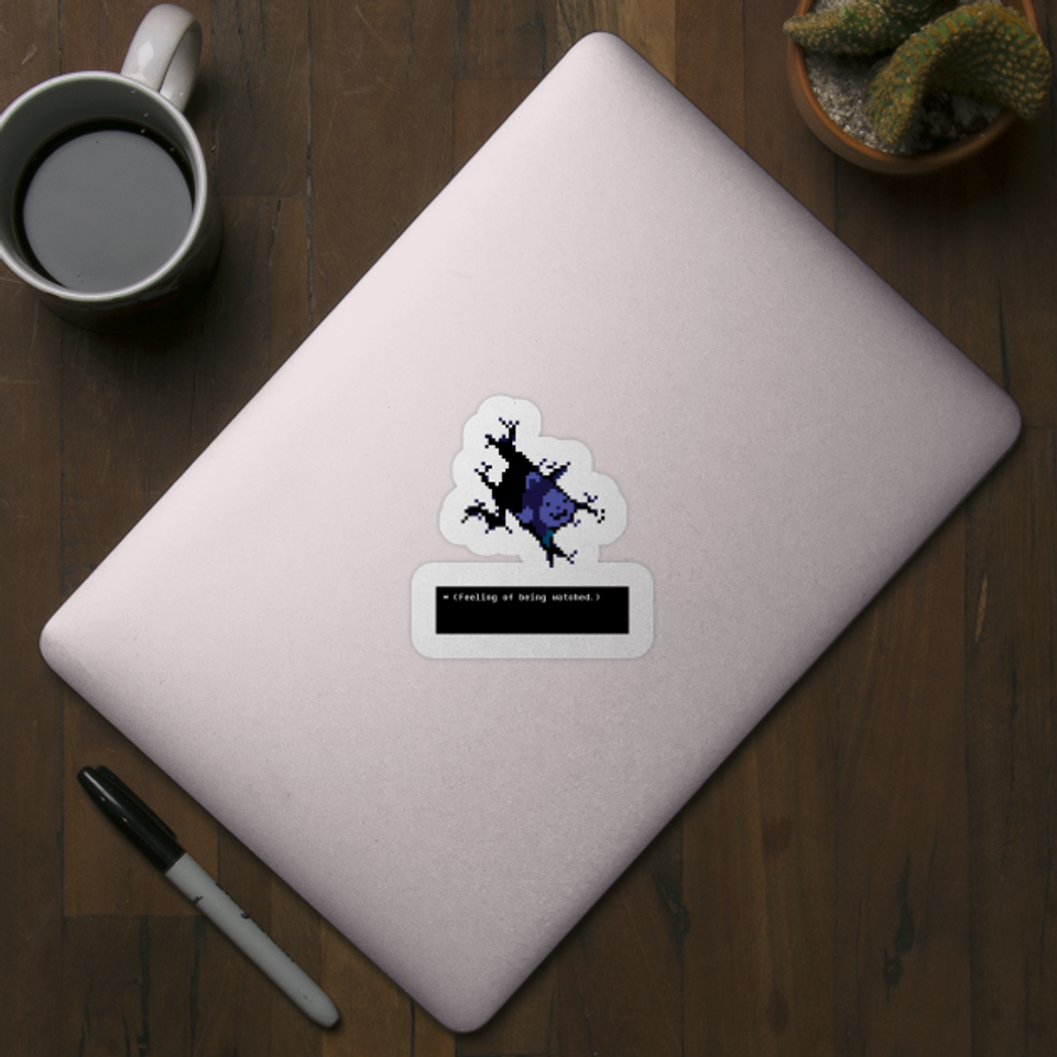 Undertale - Temmie dialog - Undertale - Sticker