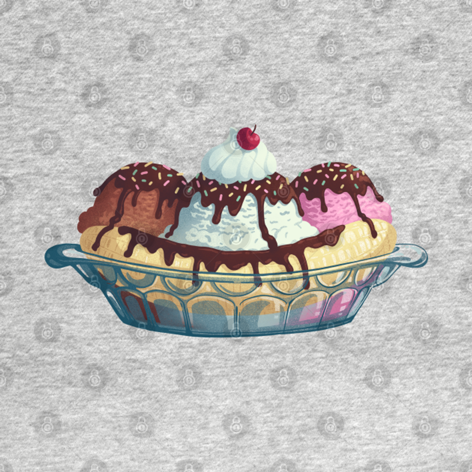Banana Split - Ice Cream - T-Shirt