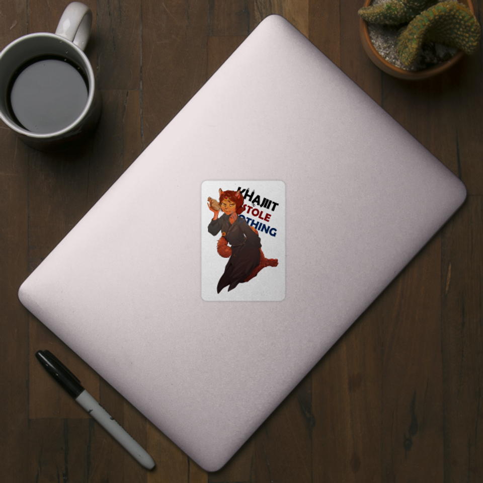 Khajiit stole nothing - Skyrim - Sticker