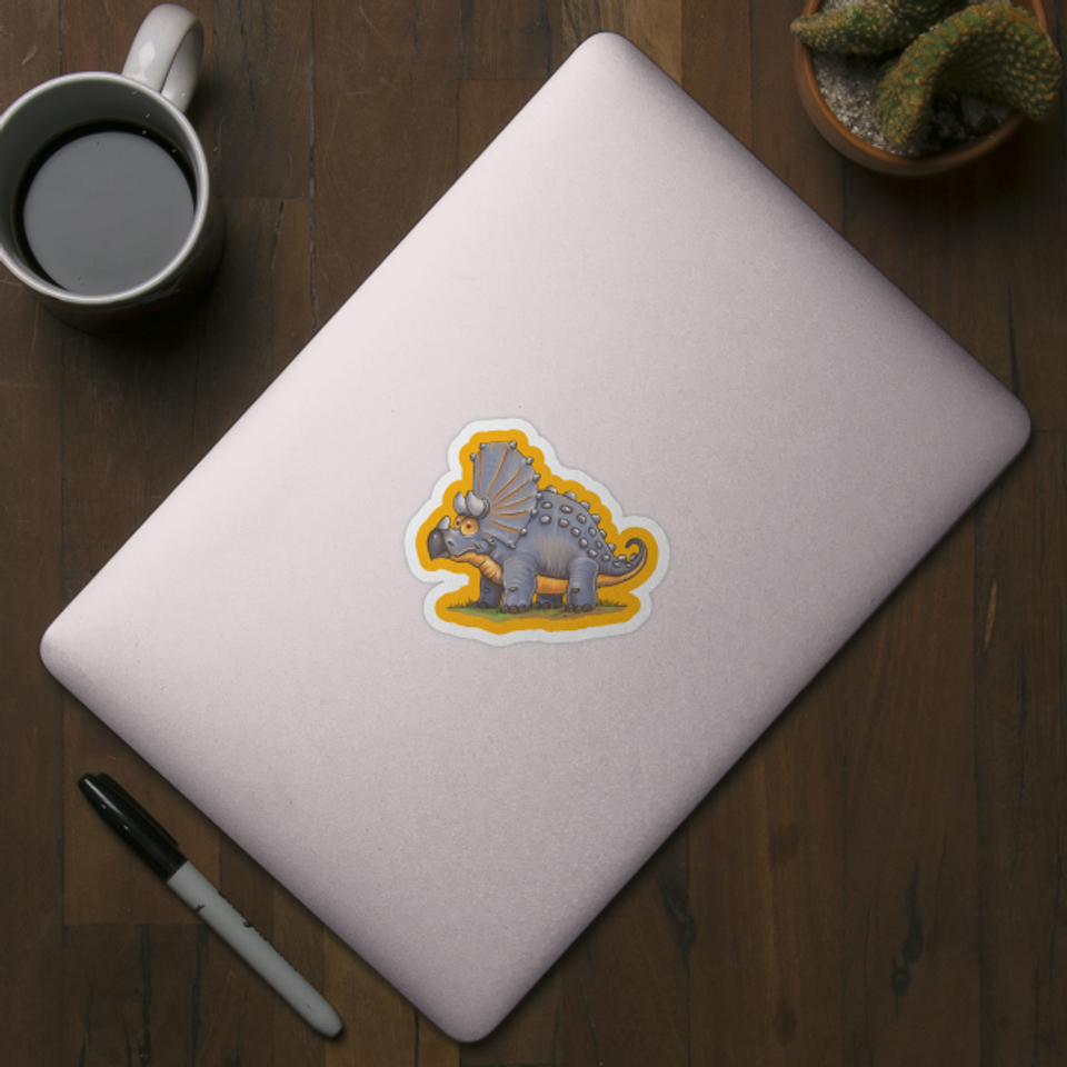 Triceratops - Dinosaur - Sticker