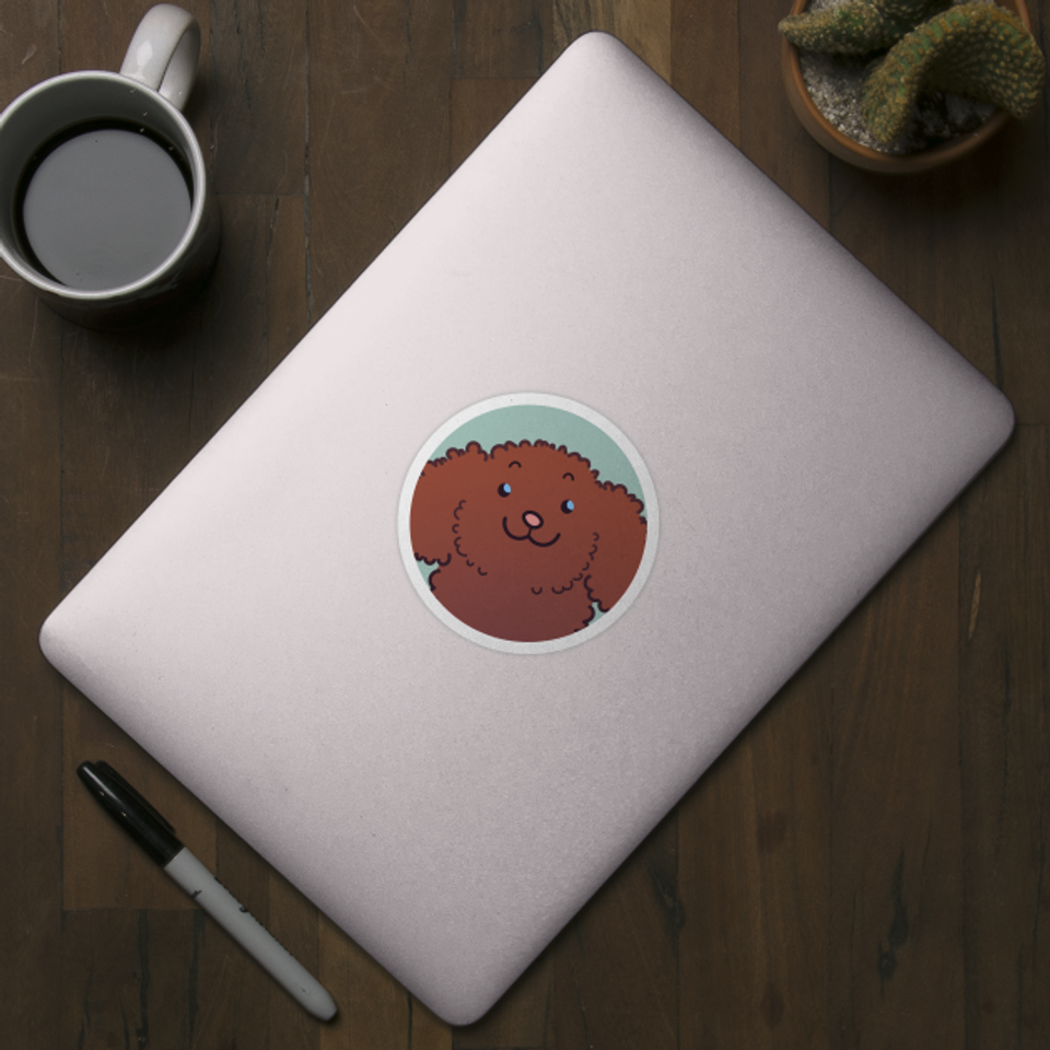 Poodle! - Puppy - Sticker