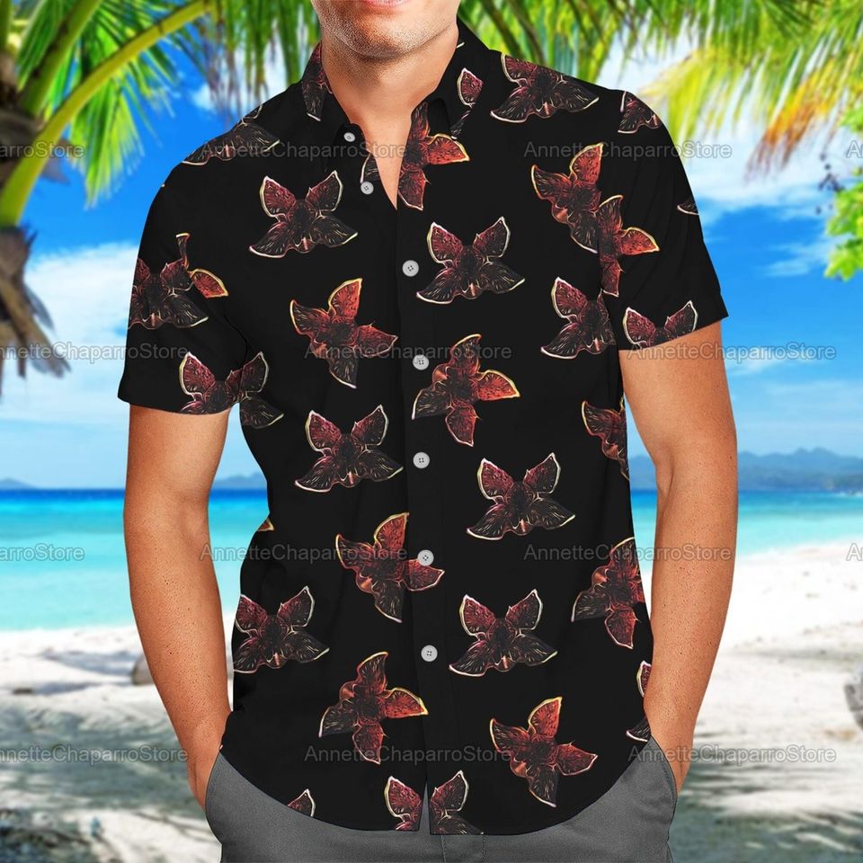 Stranger Things Hawaiian Shirt, Summer Stranger Things Button Shirt