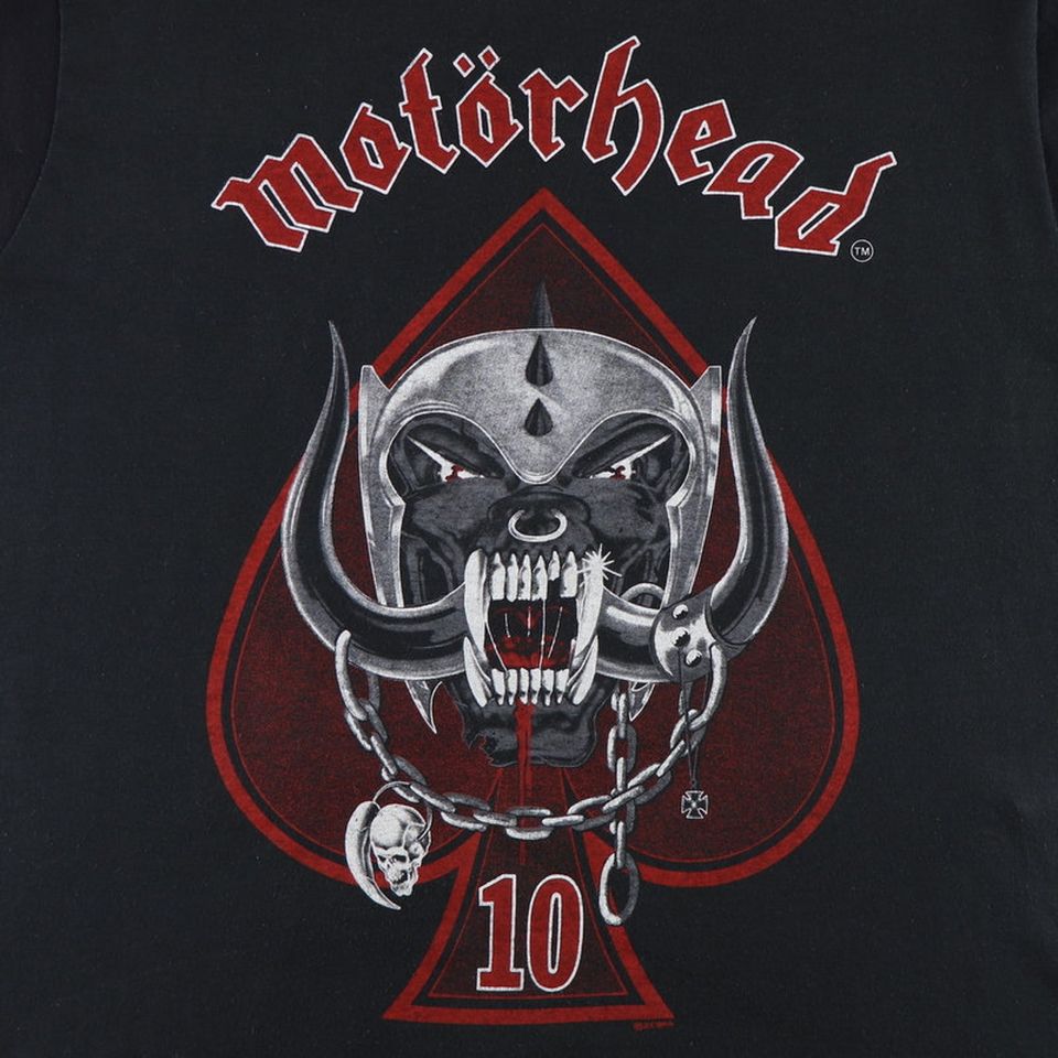 vintage 1985 Motorhead 10th Anniversary World Tour Shirt