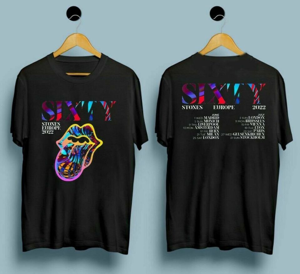 The Rolling Stones SIXTY Europe Tour 2022 T Shirt