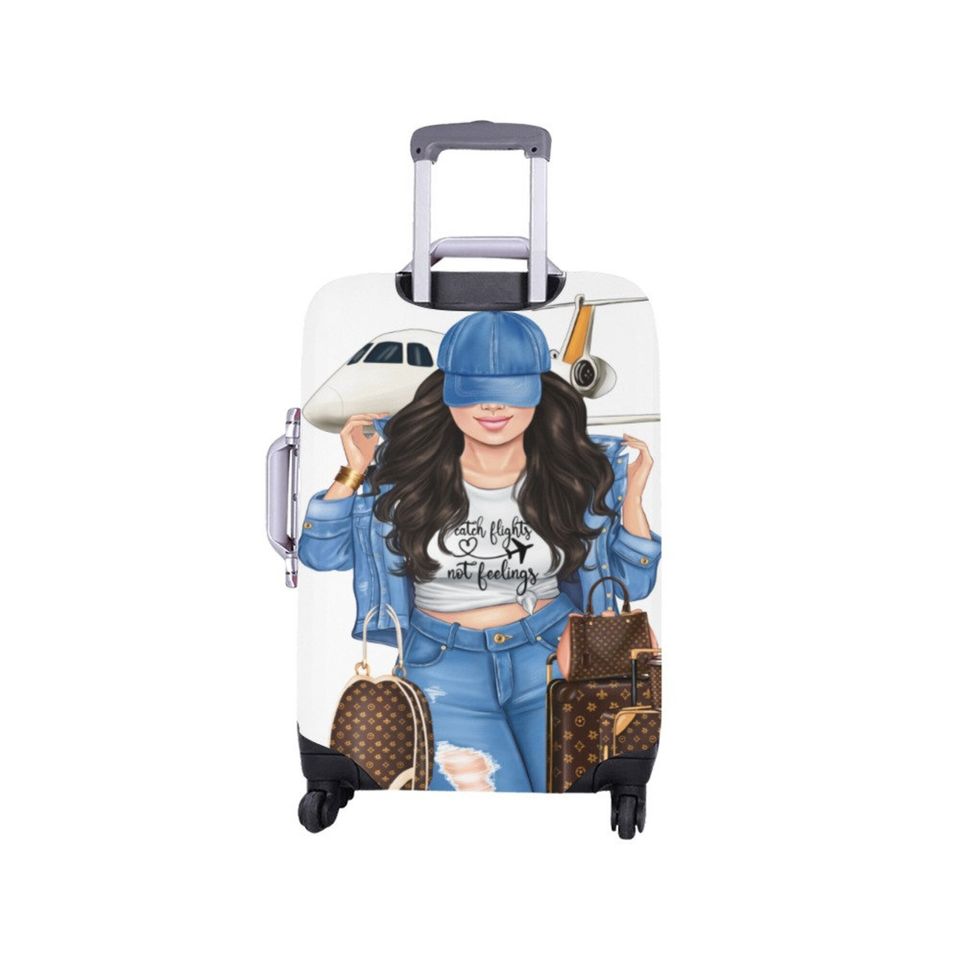 Diva's Catch Flights not Feelings Luggage Cover