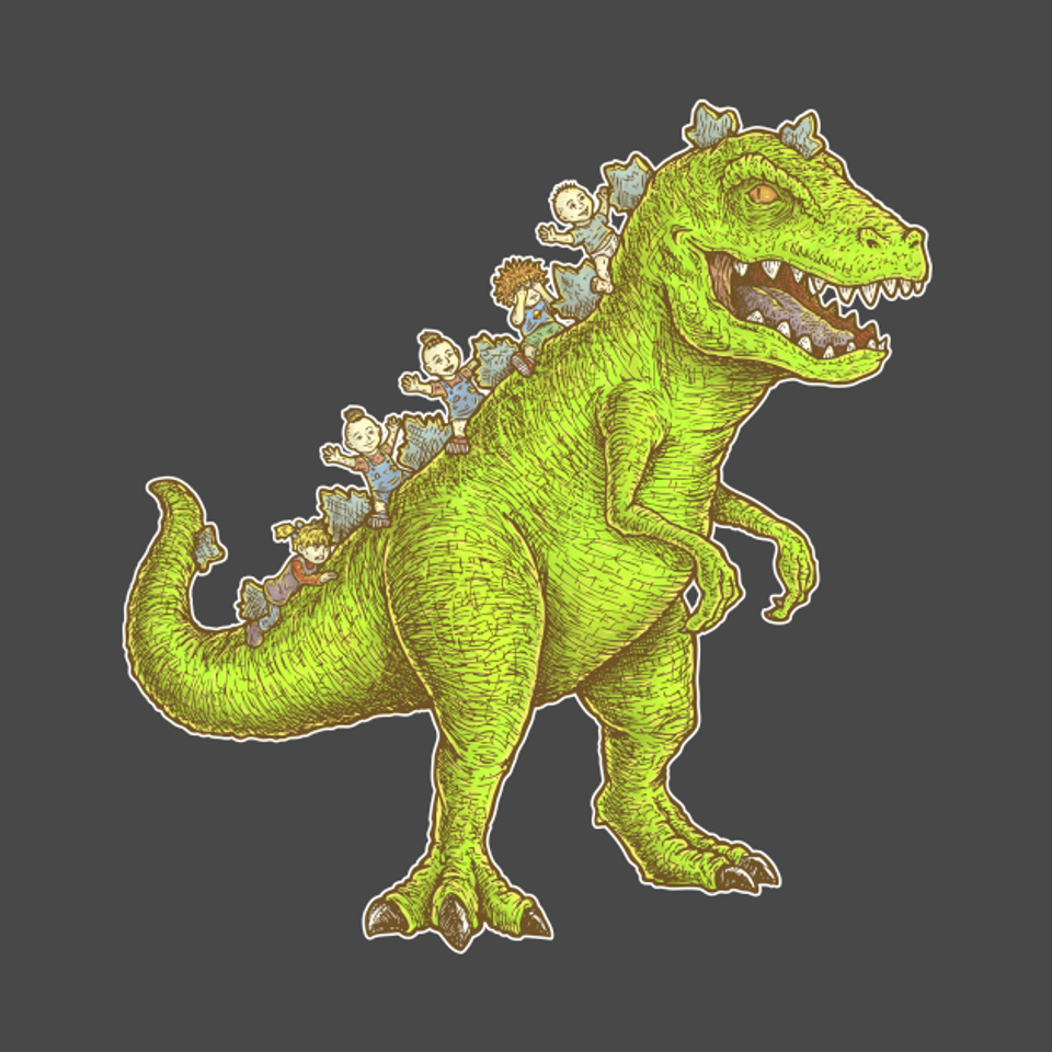 DINO PARENTHOOD - REPTAR - Dinosaurs - T-Shirt