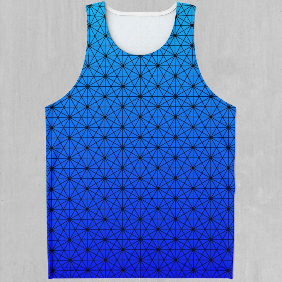Star Net (Frost) Men's Tank Top Muscle Sleeveless Shirt