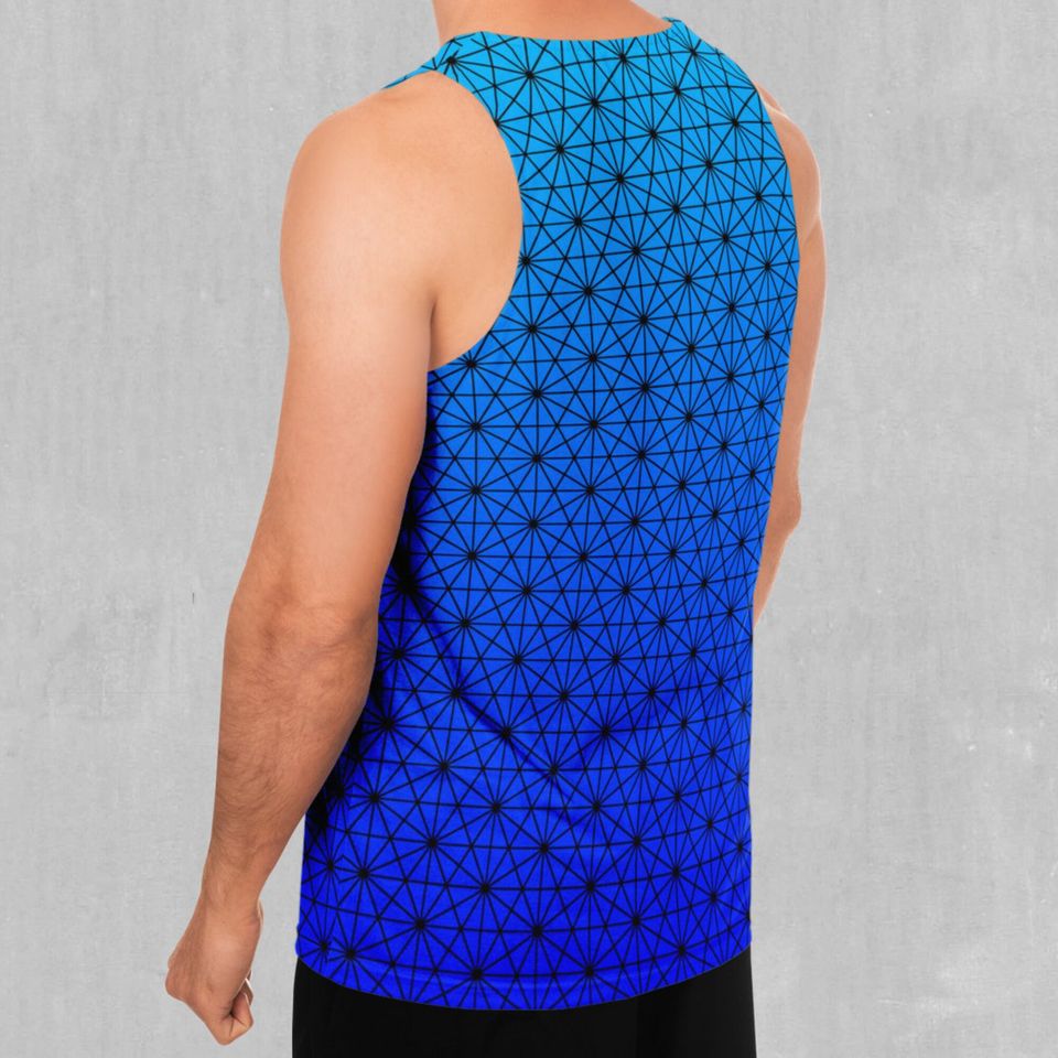 Star Net (Frost) Men's Tank Top Muscle Sleeveless Shirt
