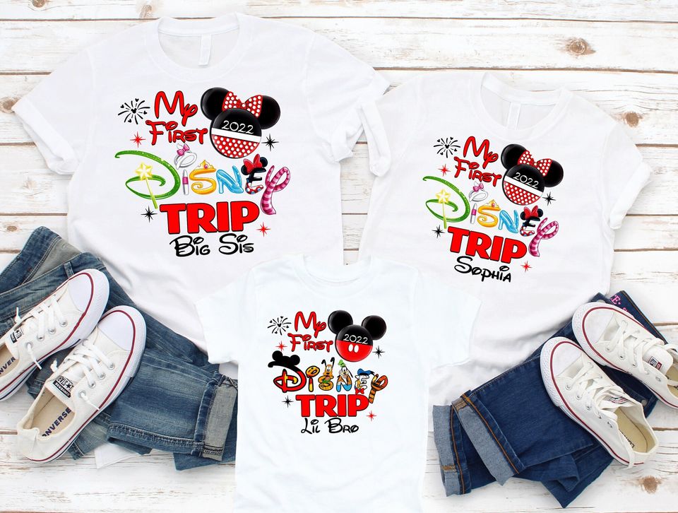 My First Disney Trip Shirt, Disney Trip 2022 Shirt
